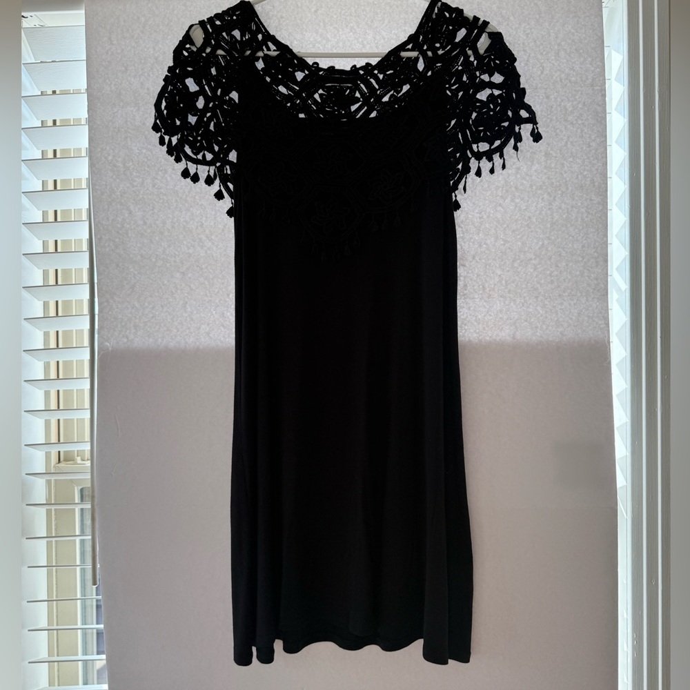12 Pm By Mon Ami Black Lace Dress